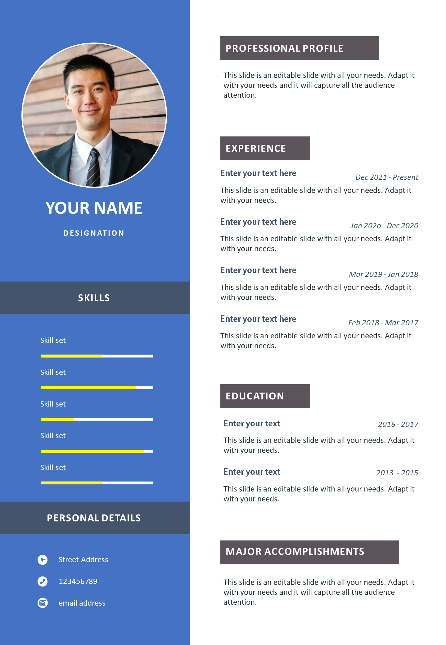 Creative Introduction PowerPoint And Google Slides Template